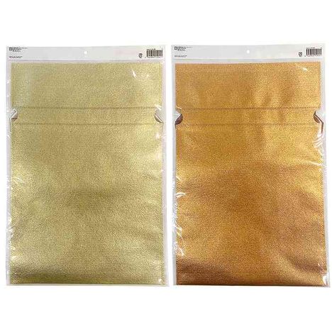 不織布巾着バッグ　Ｌ　ゴールド・コッパーの2番目の写真