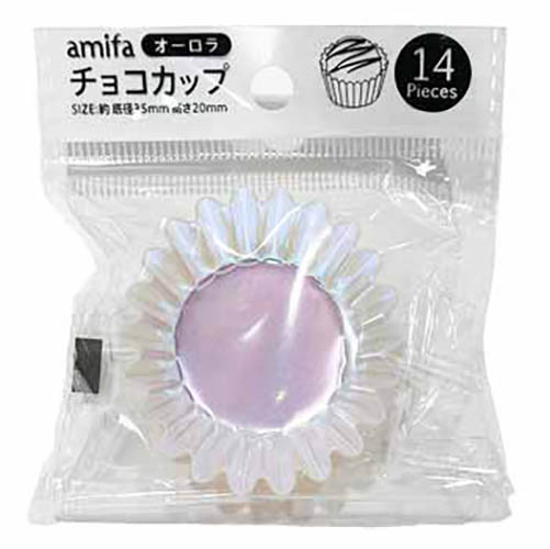 オーロラチョコカップ　１４枚入の商品画像
