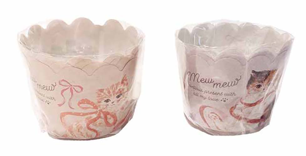 マフィンカップ　Ｍ　５Ｐ　キャットの商品画像