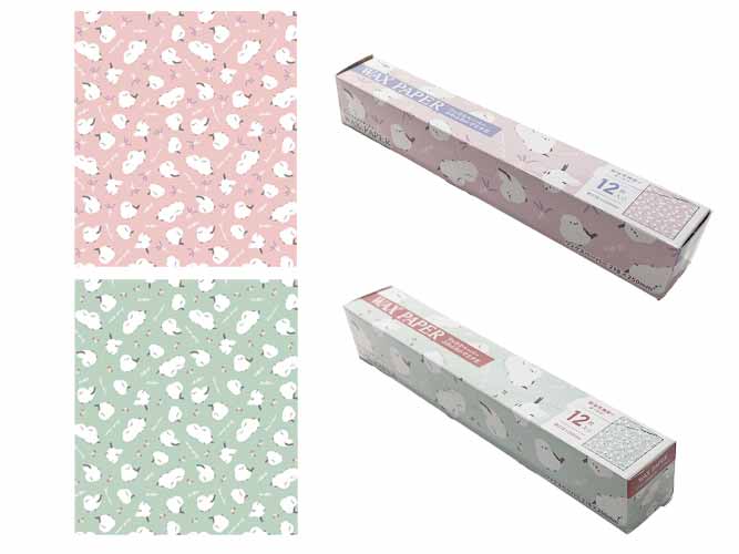 ワックスペーパーＭ　１２Ｐ　Ｆシマエナガの商品画像