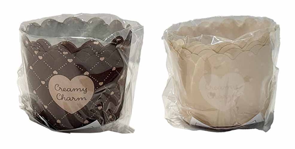 マフィンカップ　Ｓ　６Ｐ　ラテハートの商品画像