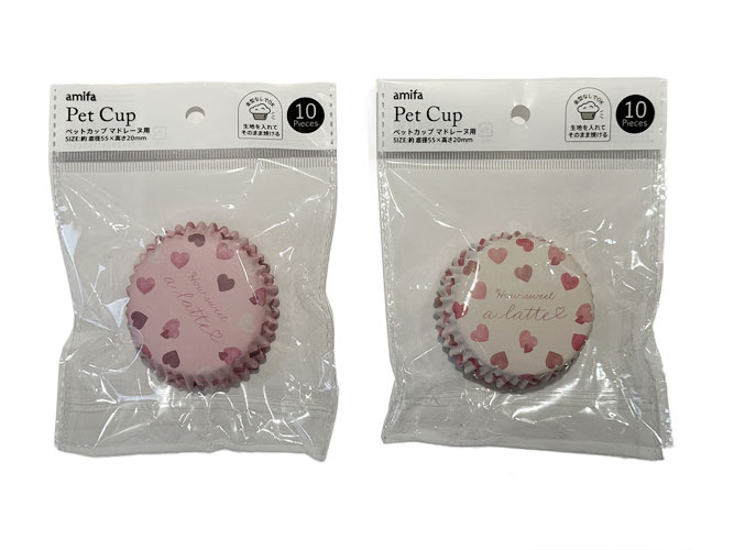 ペットカップマドレーヌ用Ｍ１０Ｐハートの商品画像