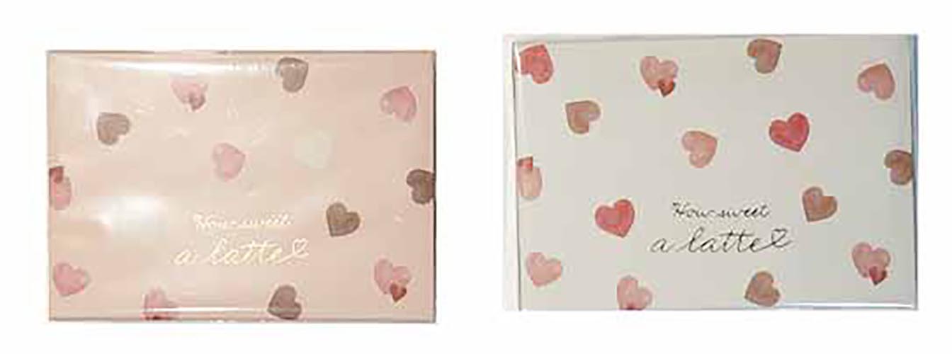 トリュフボックス　６個用　水彩ラテハートの商品画像