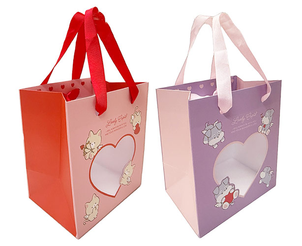 窓付きハンドルバッグラブリーキューピッドの商品画像