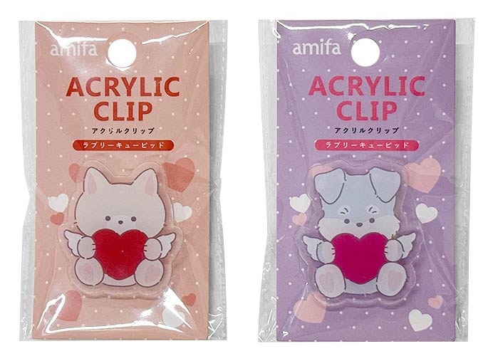 アクリルクリップ　ラブリーキューピッドの商品画像