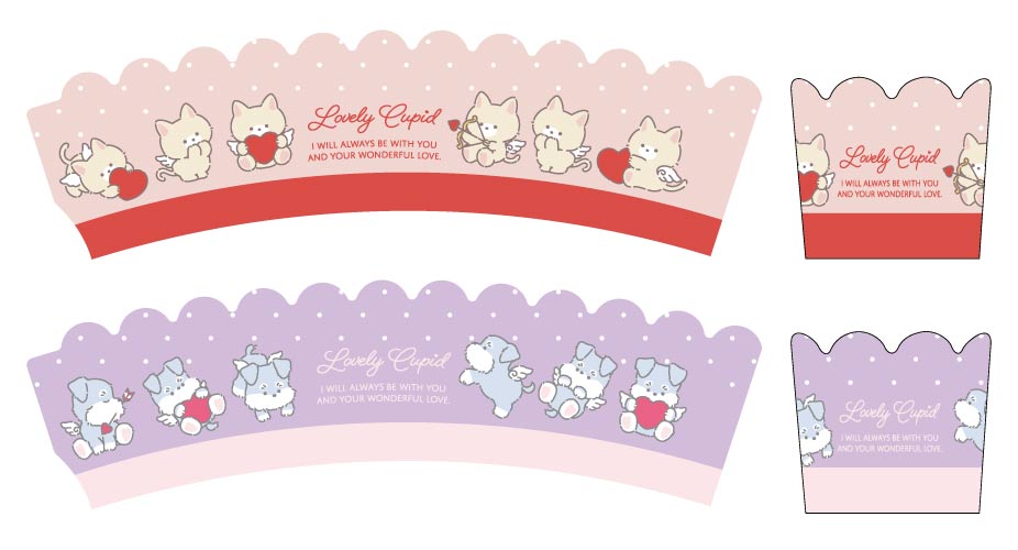 マフィンカップ　Ｍ　５Ｐ　キューピッドの4番目の写真