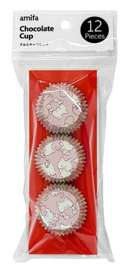 アルミチョコカップ　１２Ｐキューピッドの画像