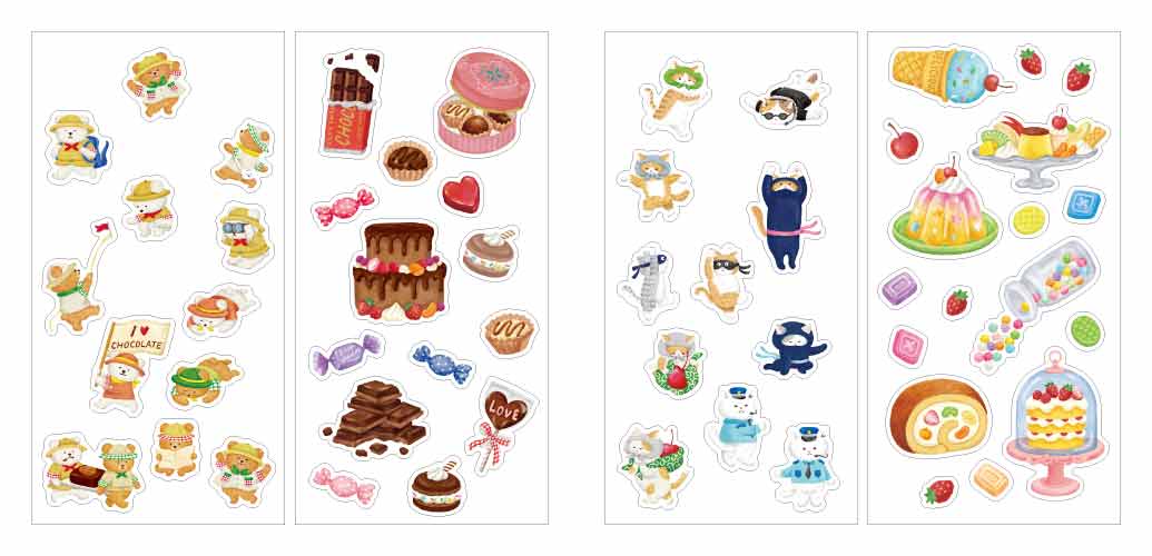 シートシール　２シートおかしなものがたりの4番目の写真