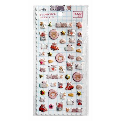 シートシールむっちりハムスターの商品画像