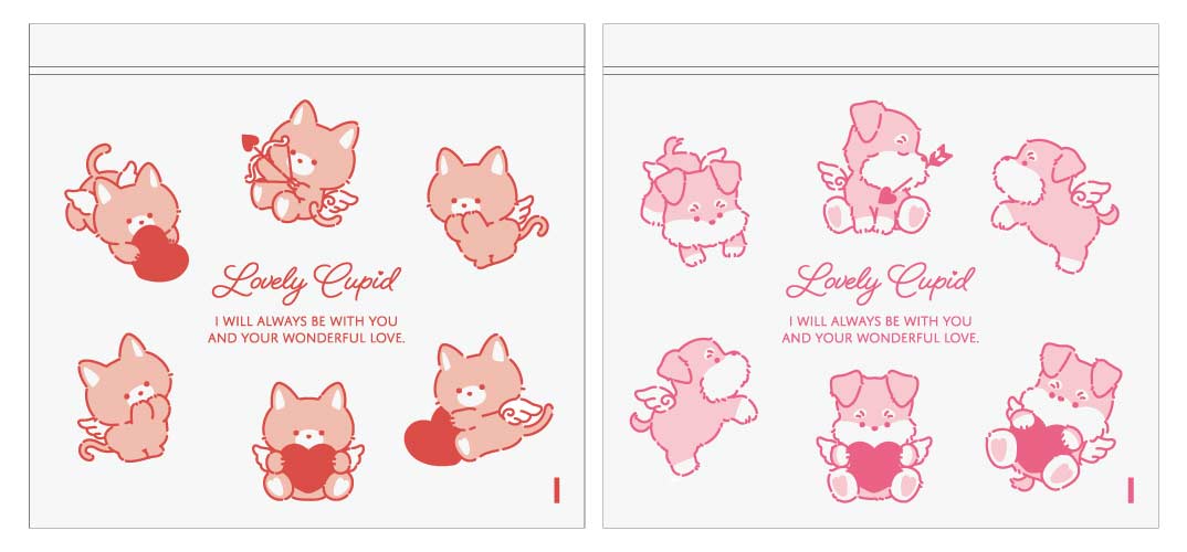 デザインストックバッグＭ１４キューピッドの4番目の写真