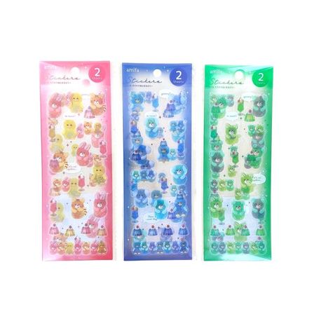 シートシール２シート４６片あにまるゼリーの画像