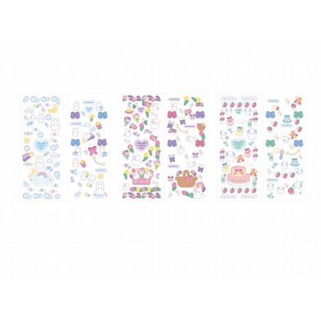 シートシール２シート７９片Ｆあにまるの3番目の写真