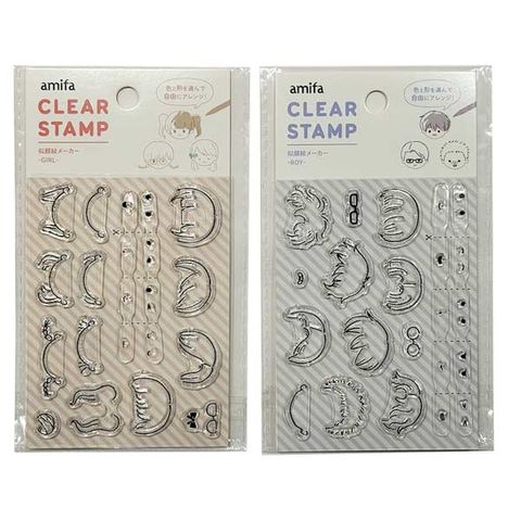 クリアスタンプ　似顔絵メーカーの商品画像