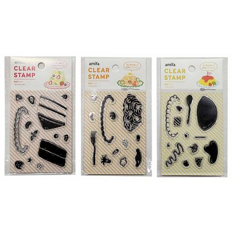 クリアスタンプ　喫茶フードの商品画像