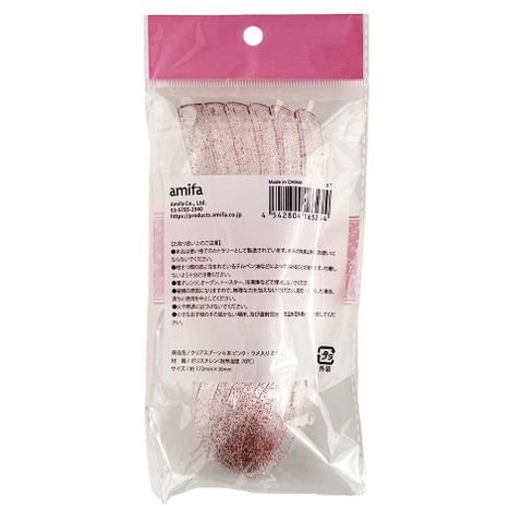 クリアスプーン　６本　ピンク　さくらの2番目の写真