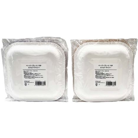 ペーパープレート１０Ｐスクエア　デイジーの2番目の写真