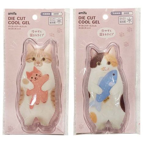 ダイカットクールジェル　わくわくキャットの画像