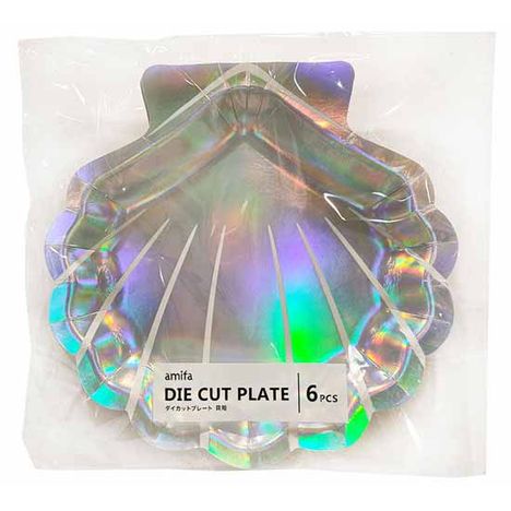 ダイカットプレート　６Ｐ　貝殻の画像