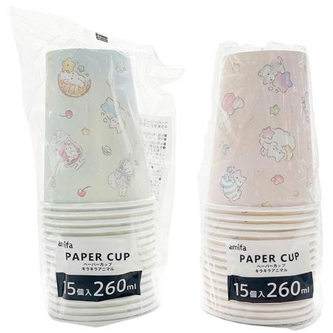 ペーパーカップ２６０ｍｌ　１５Ｐアニマルの商品画像