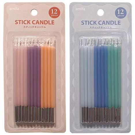 キャンドルスリム１２Ｐ　ニュアンスカラーの商品画像