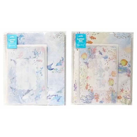 レターセット　３セット　アクアリウムの商品画像