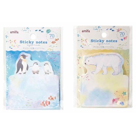 ダイカット付箋　７０Ｐ　アクアリウムの商品画像