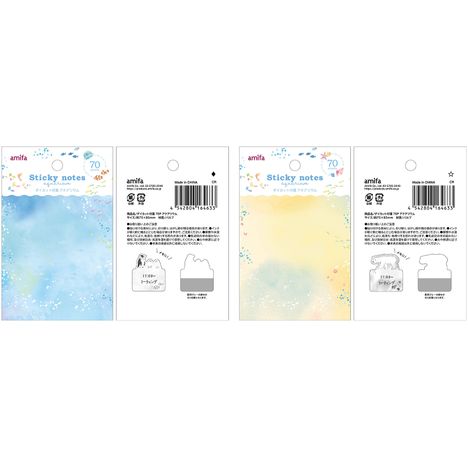 ダイカット付箋　７０Ｐ　アクアリウムの5番目の写真