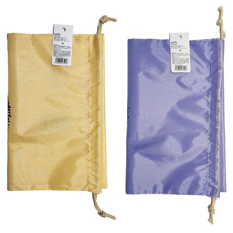 ポリエステル巾着　Ｌ　犬とおでかけの2番目の写真