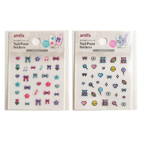 ネイルポイントシール　ピクセルアートの商品画像