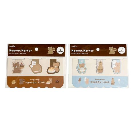 マグネットマーカー３Ｐ　おやつベアの商品画像