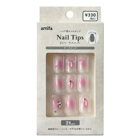 ネイルチップ（ハンド）チークピンクの商品画像