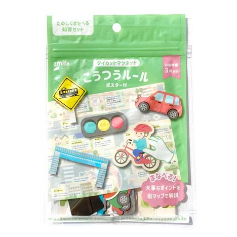 ダイカットマグネットこうつうルール１８Ｐの商品画像