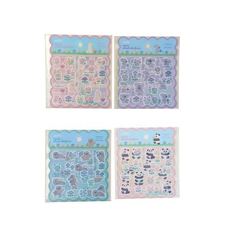 ミニシートシール３シートフラワーあにまるの商品画像