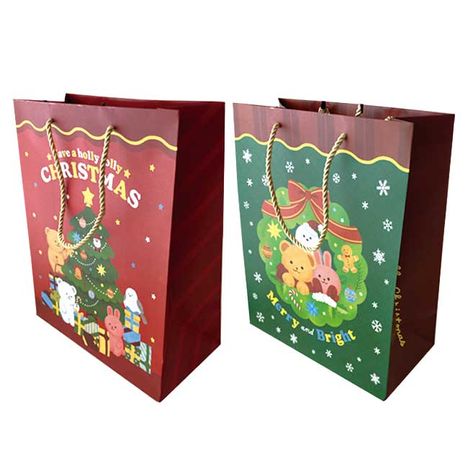 ハンドルバッグ　Ｍ縦　クリスマスフレンズの3番目の写真