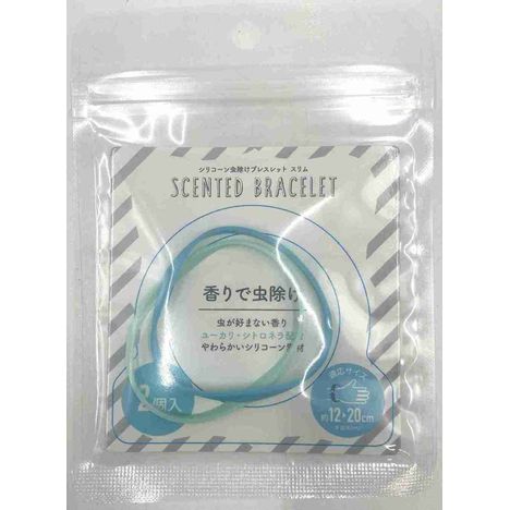 シリコン虫除けブレスレットスリム２ＰＣＲの画像