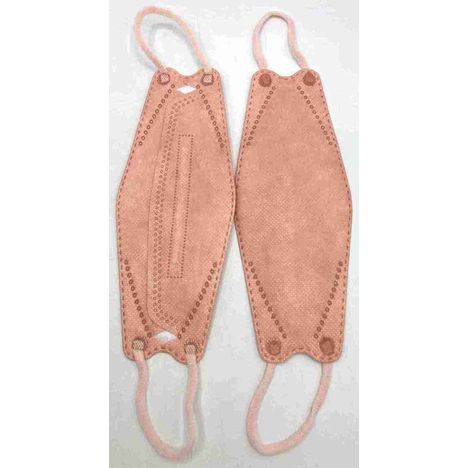 ３Ｄ立体４層構造マスク６Ｐピンクの3番目の写真