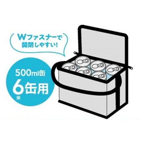 ＢＯＸ型アルミバッグ５００ｍｌ缶×６の4番目の写真