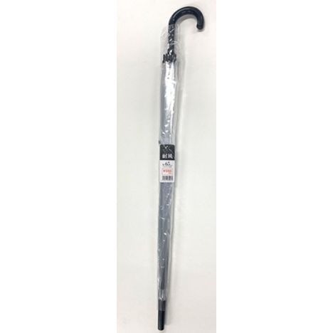 グラスファイバー傘６５ＣＭ　透明の商品画像
