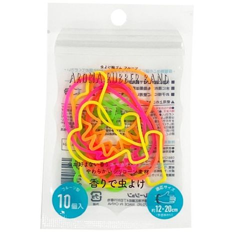 虫よけ輪ゴムフルーツ１０個入りの画像