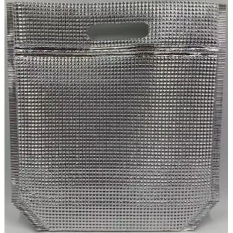 保冷保温ジッパー付アルミバッグＭの2番目の写真