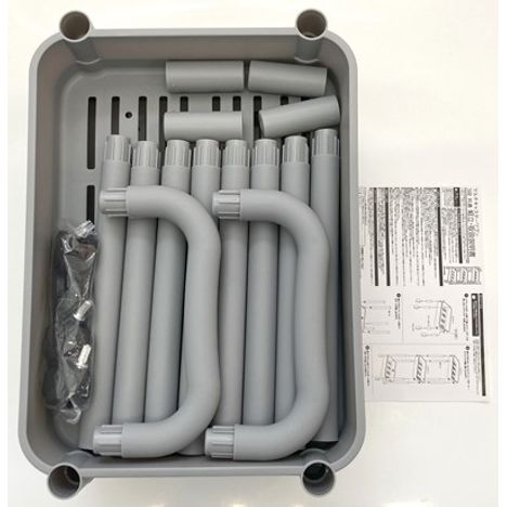 マルチキャスターワゴン３段グレーの4番目の写真