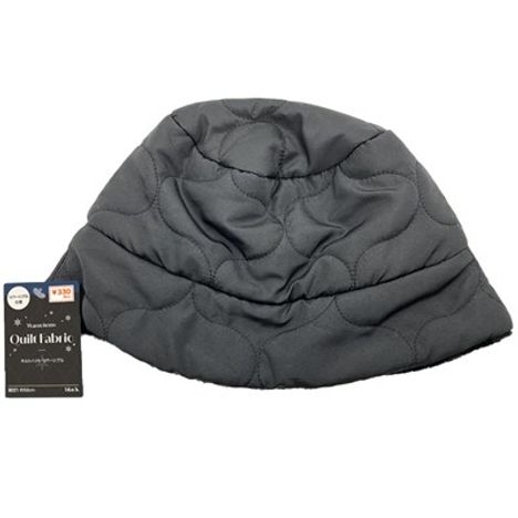 キルトリバーシブルハットＢＫの画像