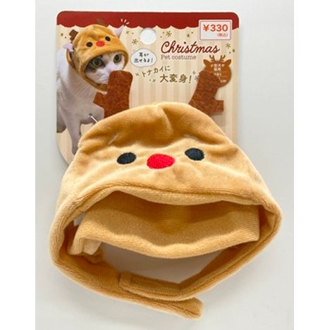 耳出しペットコスチュームトナカイの画像