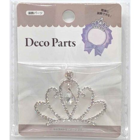 ビジューデコパーツドロップティアラＳＶの商品画像