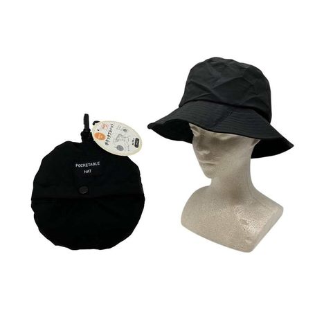 ポケッタブルハットＢＫの商品画像