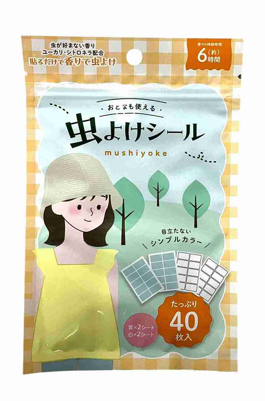 虫除けシール４０枚入の商品画像