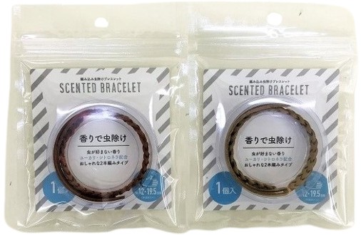 ＰＵ編込虫除けブレスレットＢＲの商品画像