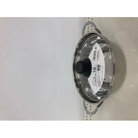 ステンレス製ガラス蓋付寄鍋１８ｃｍの4番目の写真