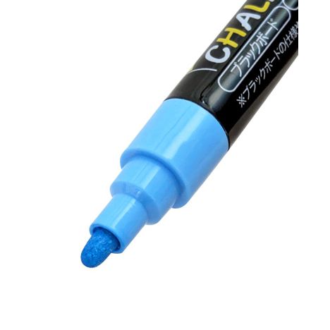 蛍光ブラックボードマーカー中字ブルーの3番目の写真