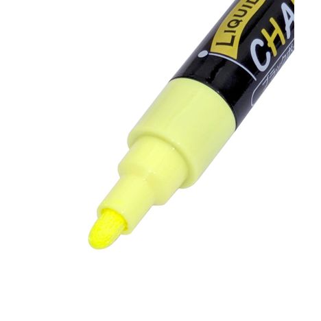 蛍光ブラックボードマーカー中字イエローの3番目の写真